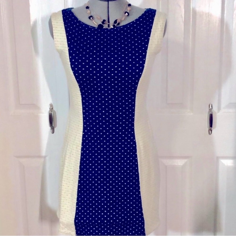 Reversible Handsewn Color Block Dress S